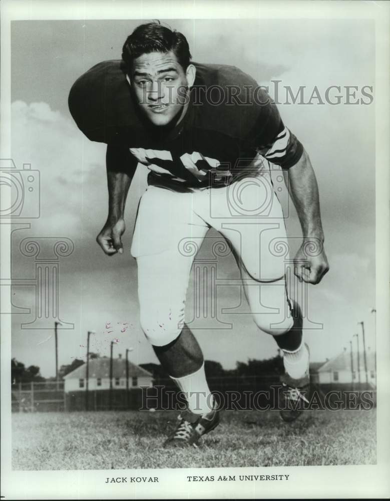 1969 Press Photo Texas A&amp;M football player Jack Kovar - nos21772- Historic Images