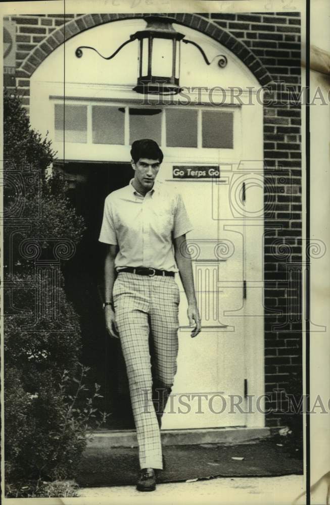 1970 Press Photo Maryland college basketball player Tom McMillen - nos21926- Historic Images