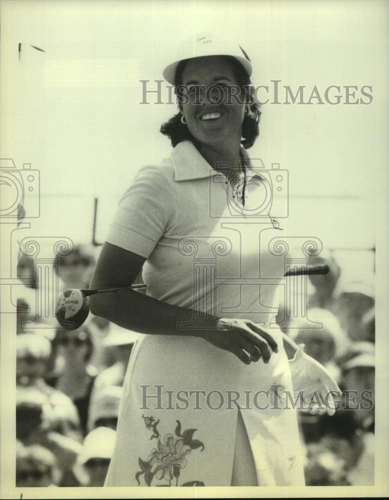1979 Press Photo LPGA &quot;Player of the Year&quot; Nancy Lopez will appear in Ohio match- Historic Images