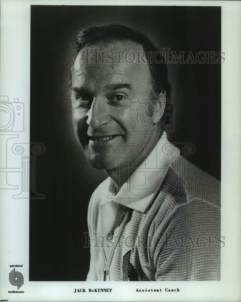 1978 Press Photo Portland Trailblazers Assistant Basketball Coach Jack McKinney- Historic Images