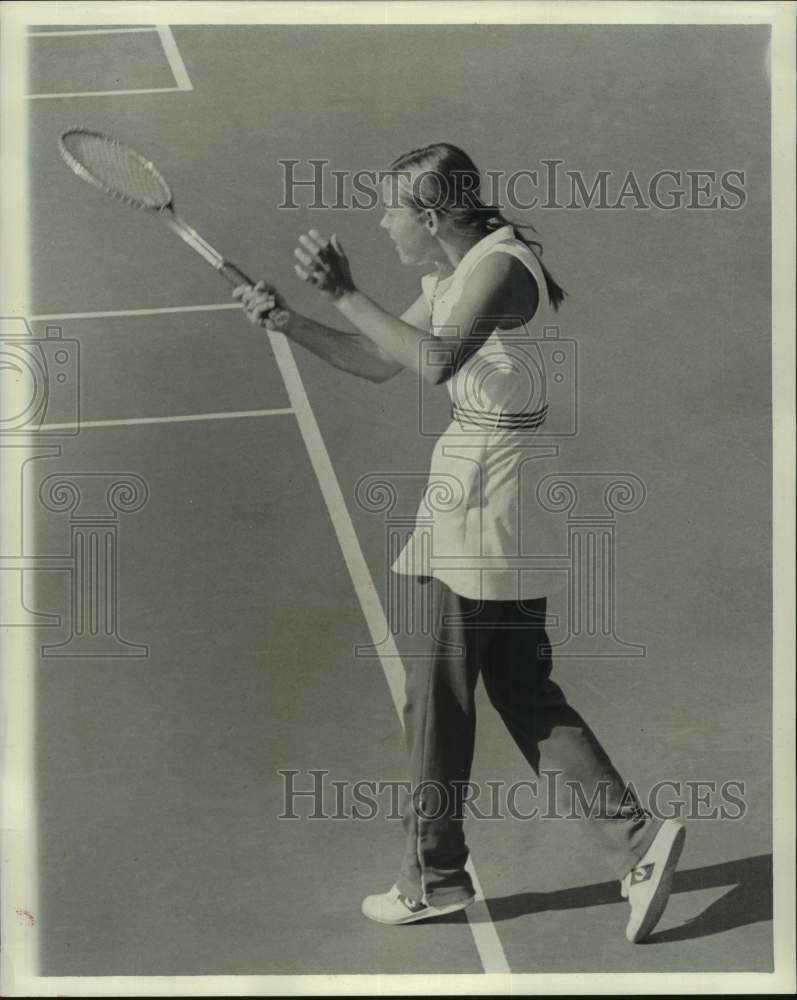 1976 Press Photo Tennis player Kay McDaniel - nos22178- Historic Images