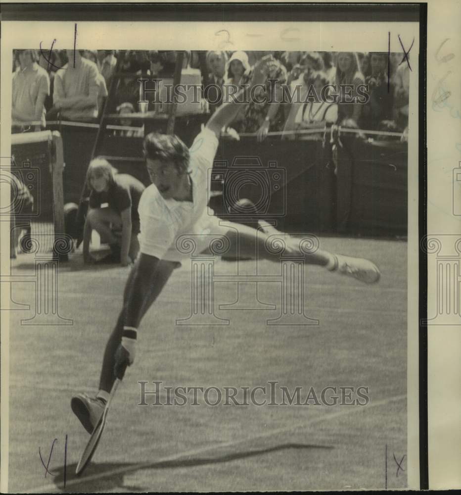 1973 Press Photo Tennis player Alex Mayer - nos22554- Historic Images