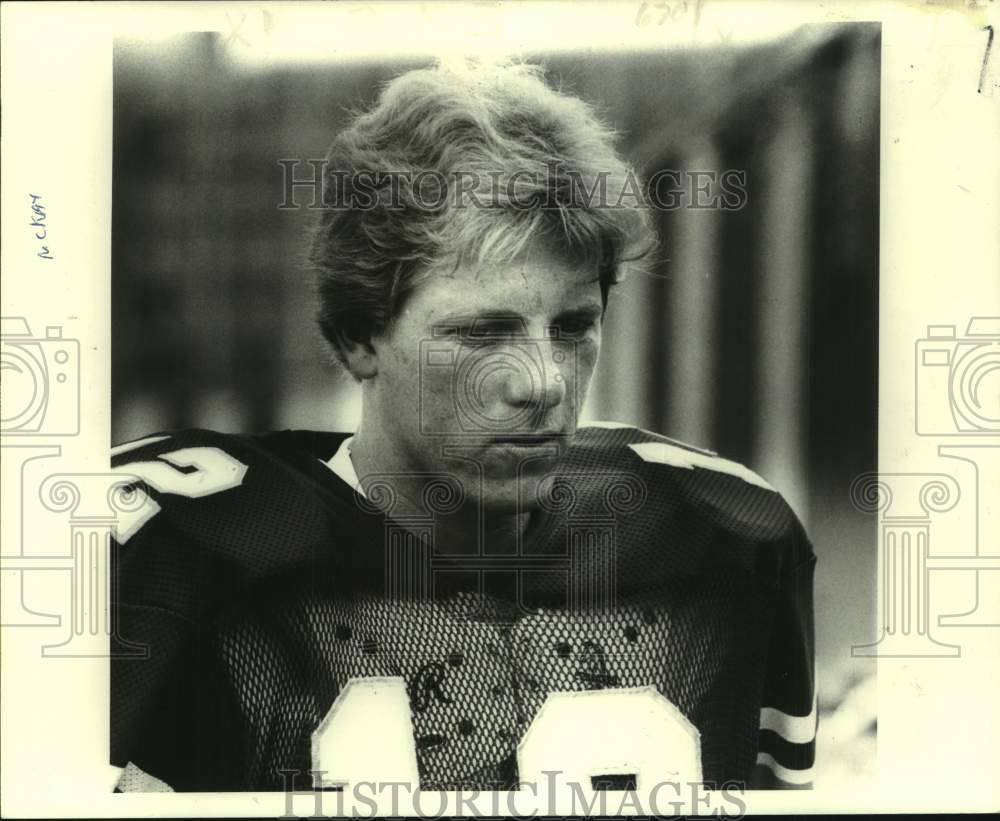 1982 Press Photo Football player Mike McKay - nos22808- Historic Images