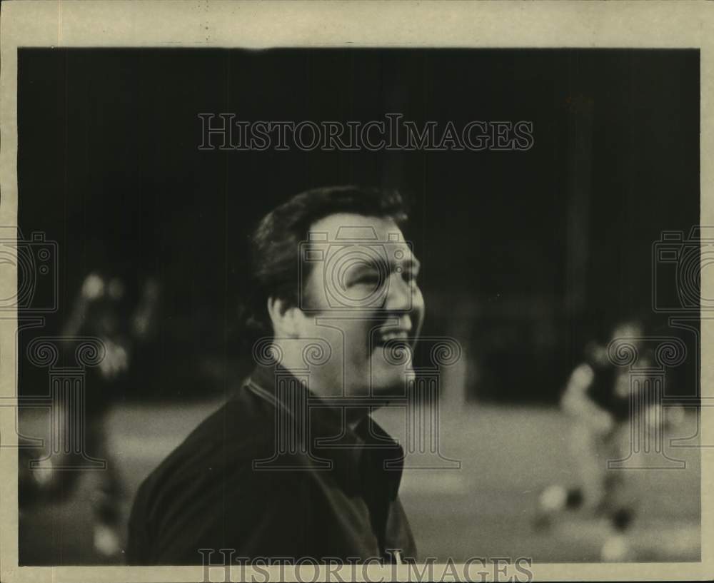 1970 Press Photo New Orleans Saints football owner John Mecom Jr has big smile- Historic Images