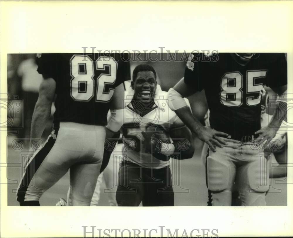 1989 Press Photo Washington Redskins football player Wilber Marshall vs. Saints- Historic Images