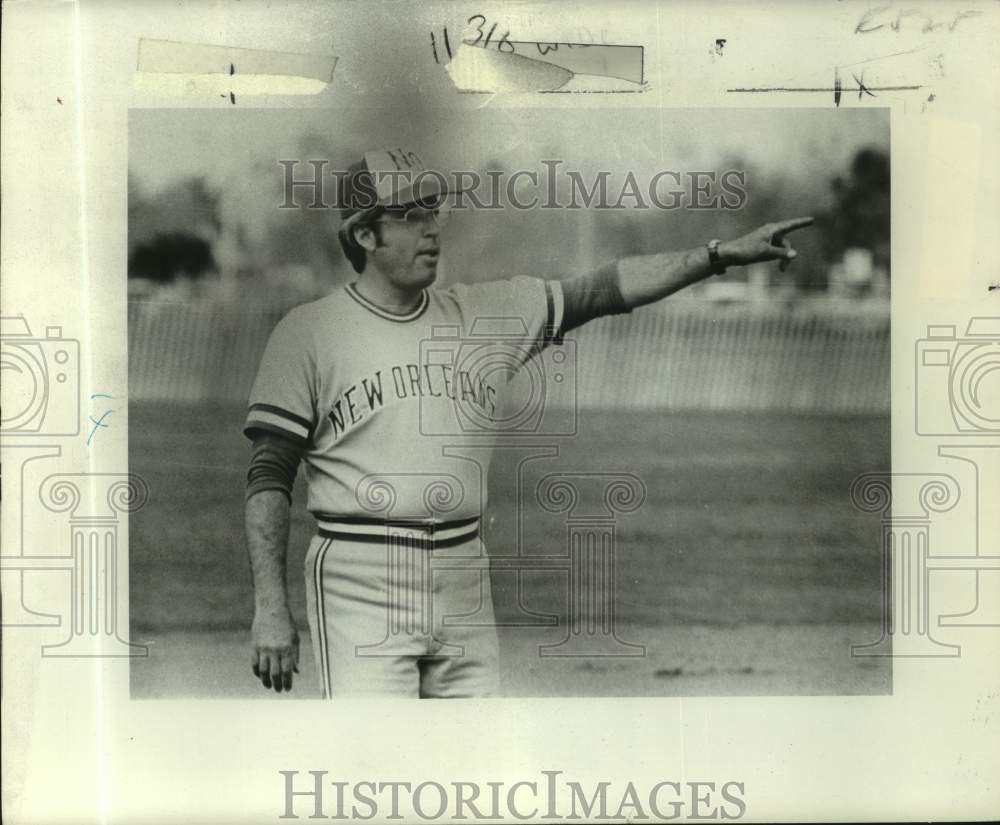 1979 Press Photo Baseball - Coach Ron Maestri of University of New Orleans- Historic Images