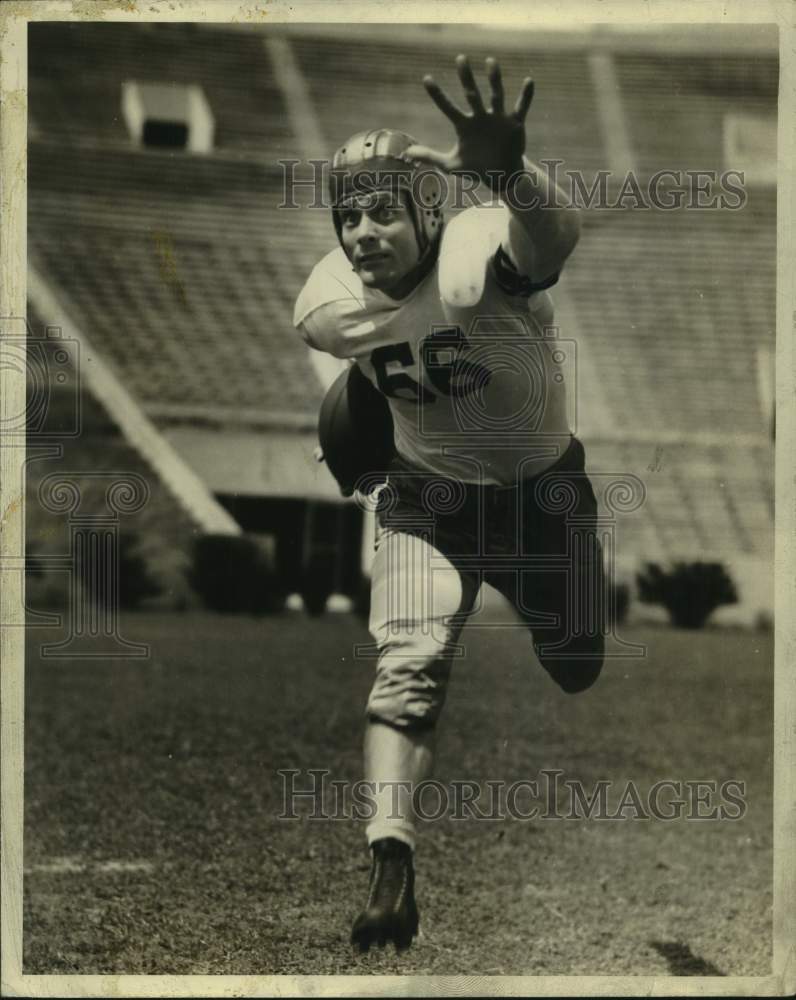 Press Photo Football player Colton Milner - nos23158- Historic Images