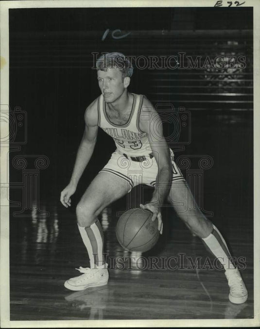 1968 Press Photo Tulane basketball guard Joel Miller