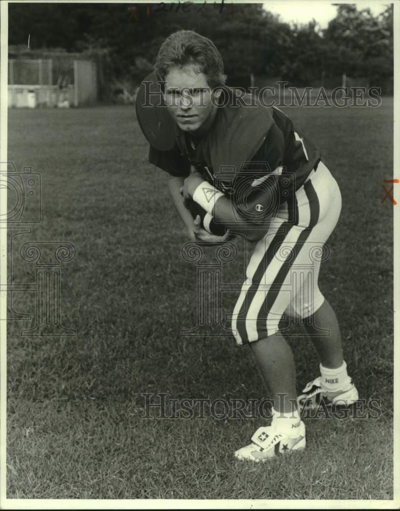 1983 Press Photo John Curtis High football player Danny Michael - nos23317- Historic Images