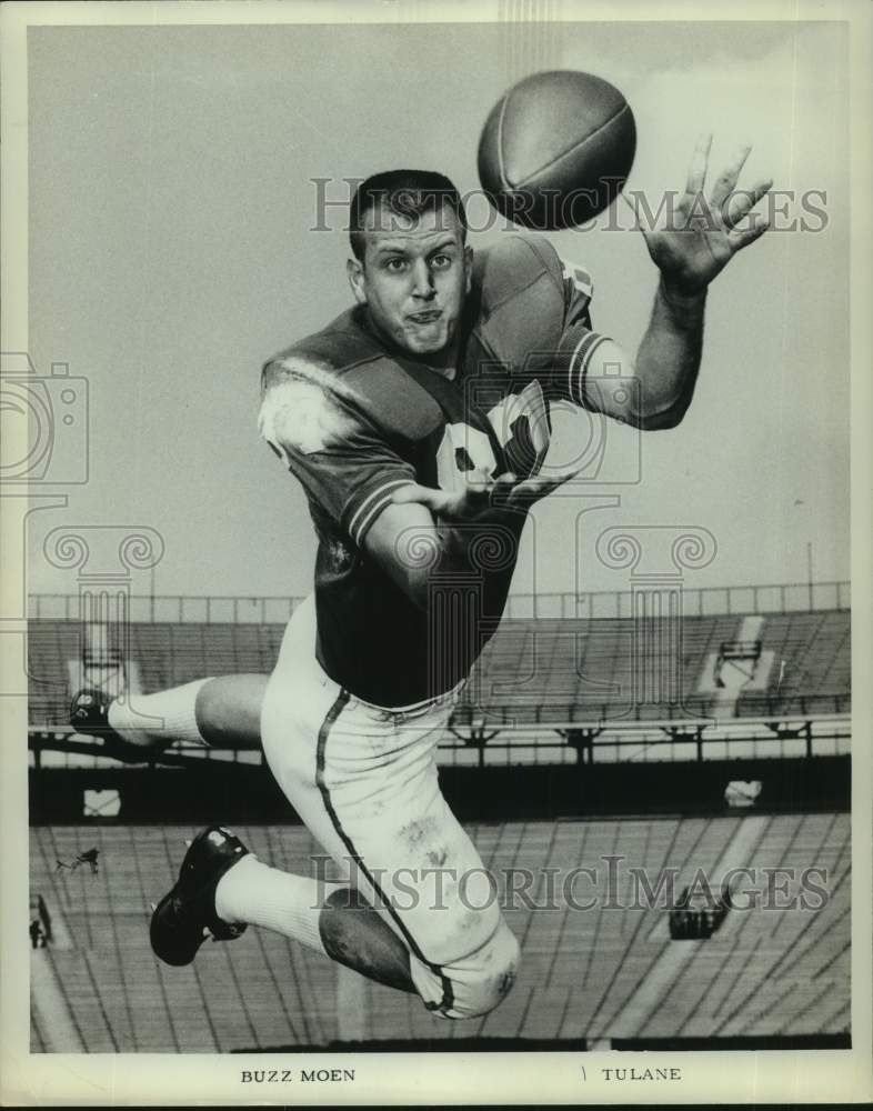 1962 Press Photo Tulane college football player Buzz Moen - nos23360- Historic Images