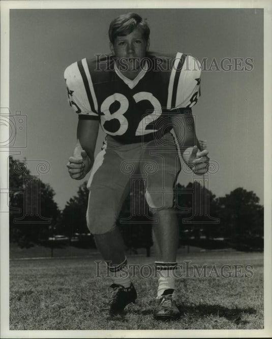 1971 Press Photo Football player Tom Merritt - nos23456- Historic Images
