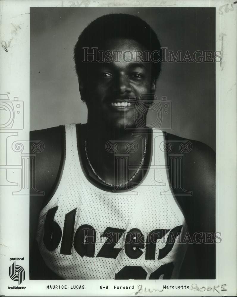 1979 Press Photo Portland Trailblazer basketball player Maurice Lucas- Historic Images