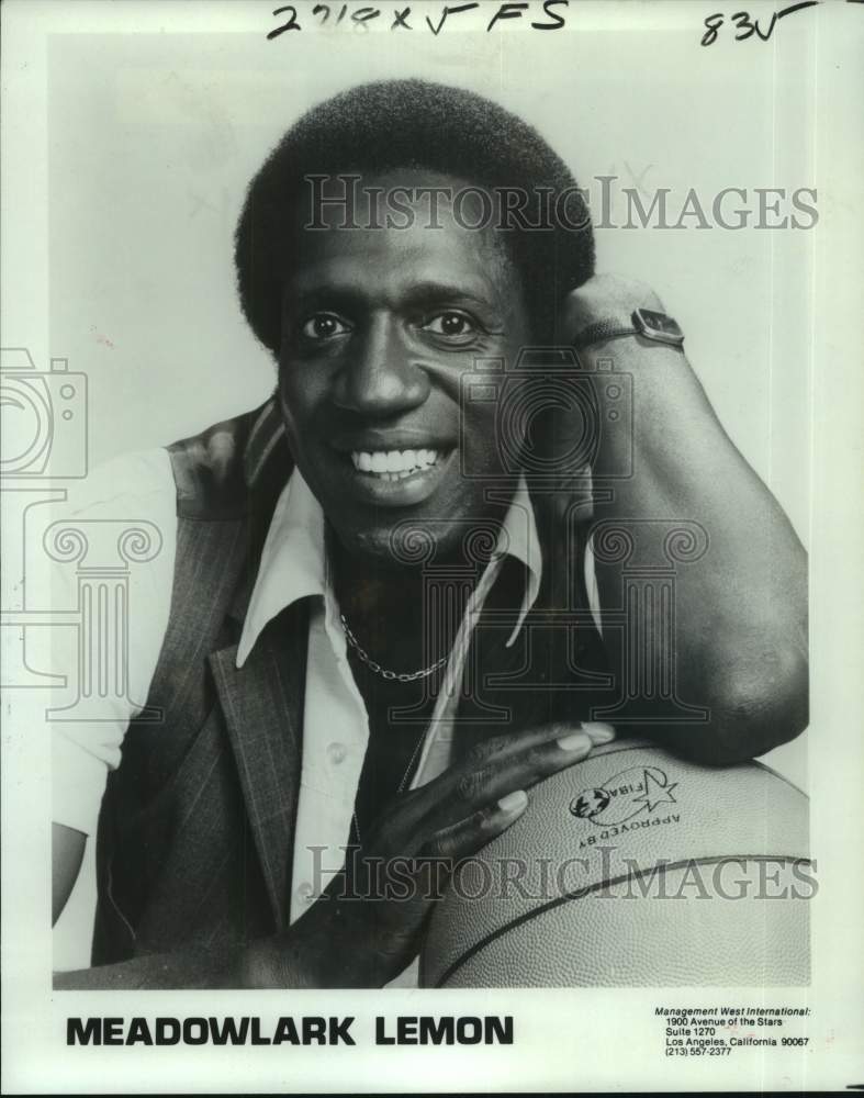 Press Photo Basketball player Meadowlark Lemon will appear in Tulane Gym- Historic Images