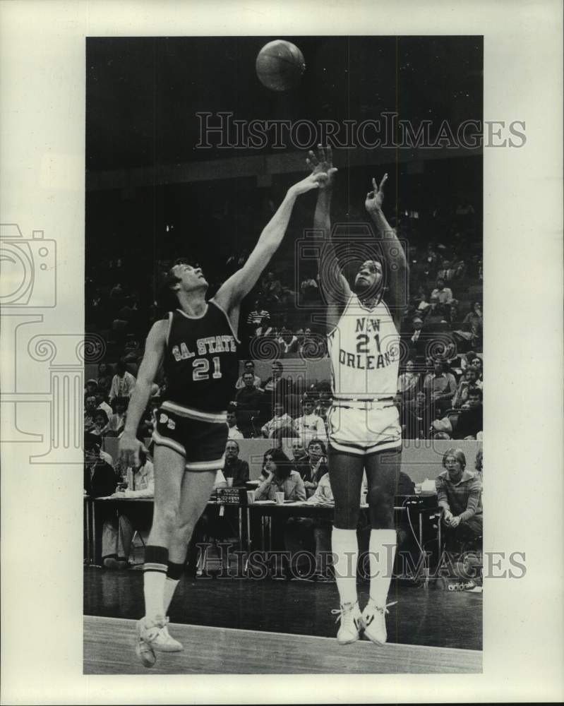 1978 Press Photo University of New Orleans basketball player Mark Mayberry- Historic Images