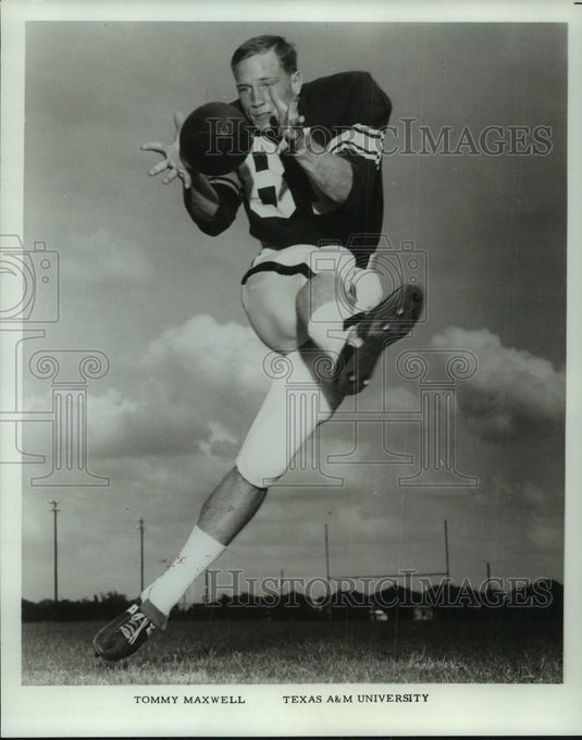 1969 Press Photo Texas A&M college football player Tommy Maxwell- Historic Images