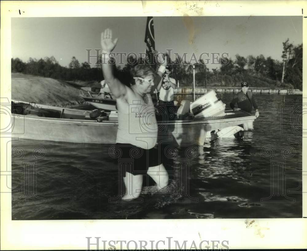 1990 Press Photo Swimmer Chuck McVeety - nos24130- Historic Images