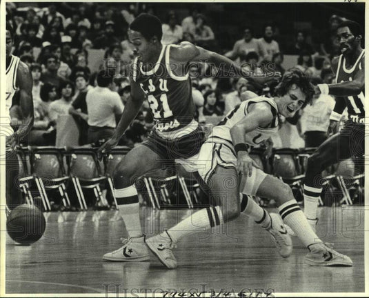 1978 Press Photo LSU basketball guard Ethan Martin