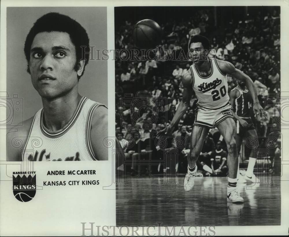 1978 Press Photo Kansas City Kings basketball player Andre McCarter - nos24367- Historic Images