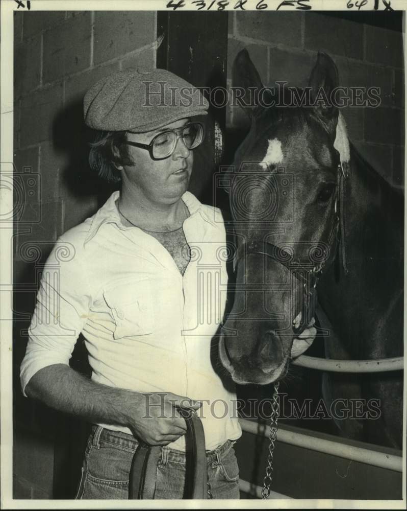 1978 Press Photo Horse Racing - Rainy Princess with Trainer Frankie Brothers- Historic Images