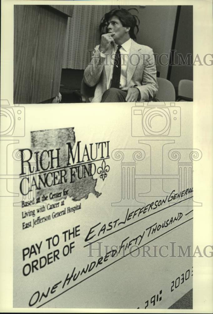 1989 Press Photo Former New Orleans Saints football player Rich Mauti- Historic Images