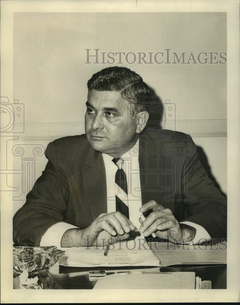 Press Photo Racing Commissioner Henry L. Liuzza - nos24943- Historic Images