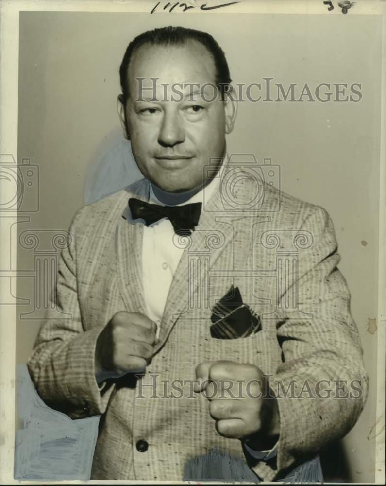 Press Photo Joe Lewis Liuza, Old Time Local Fighter - nos24944- Historic Images