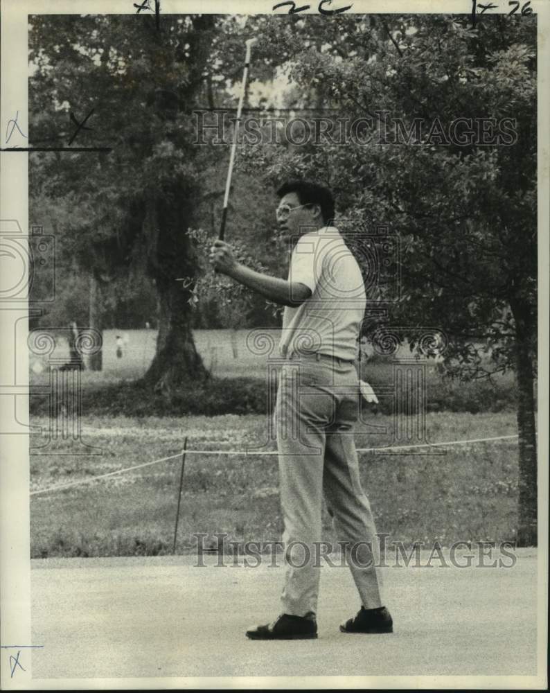 1970 Press Photo Golfer Rich Martinez at Lakewood Country Club - nos24985- Historic Images