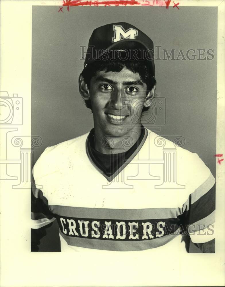 1984 Press Photo Kansas City Royals - Chito Martinez of Bros. Martin High School- Historic Images