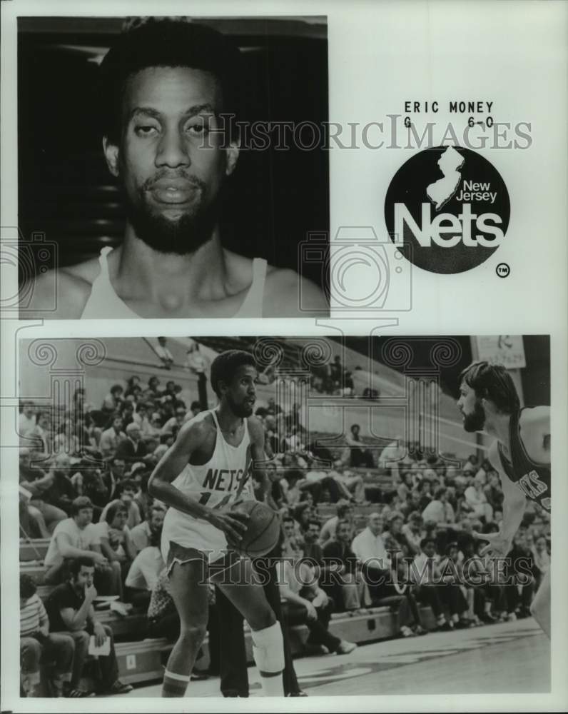 1979 Press Photo Promo photo of New Jersey Nets basketball player Eric Money- Historic Images