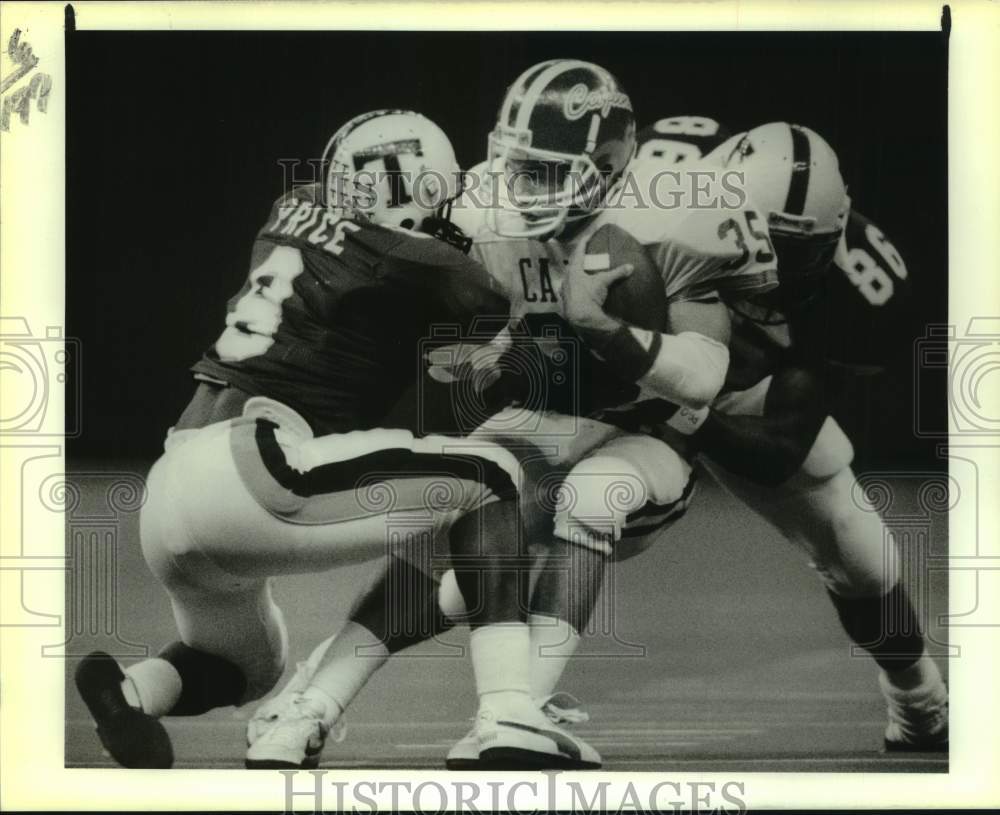 1988 Press Photo USL and Tulane play college football- Historic Images