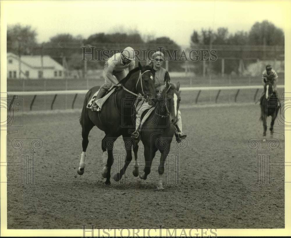 1984 Press Photo Racehorse Biloxi Indian - nos25461- Historic Images