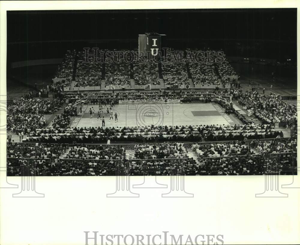 1987 Press Photo NCAA FInal Four basketball at the Superdome - nos25799- Historic Images