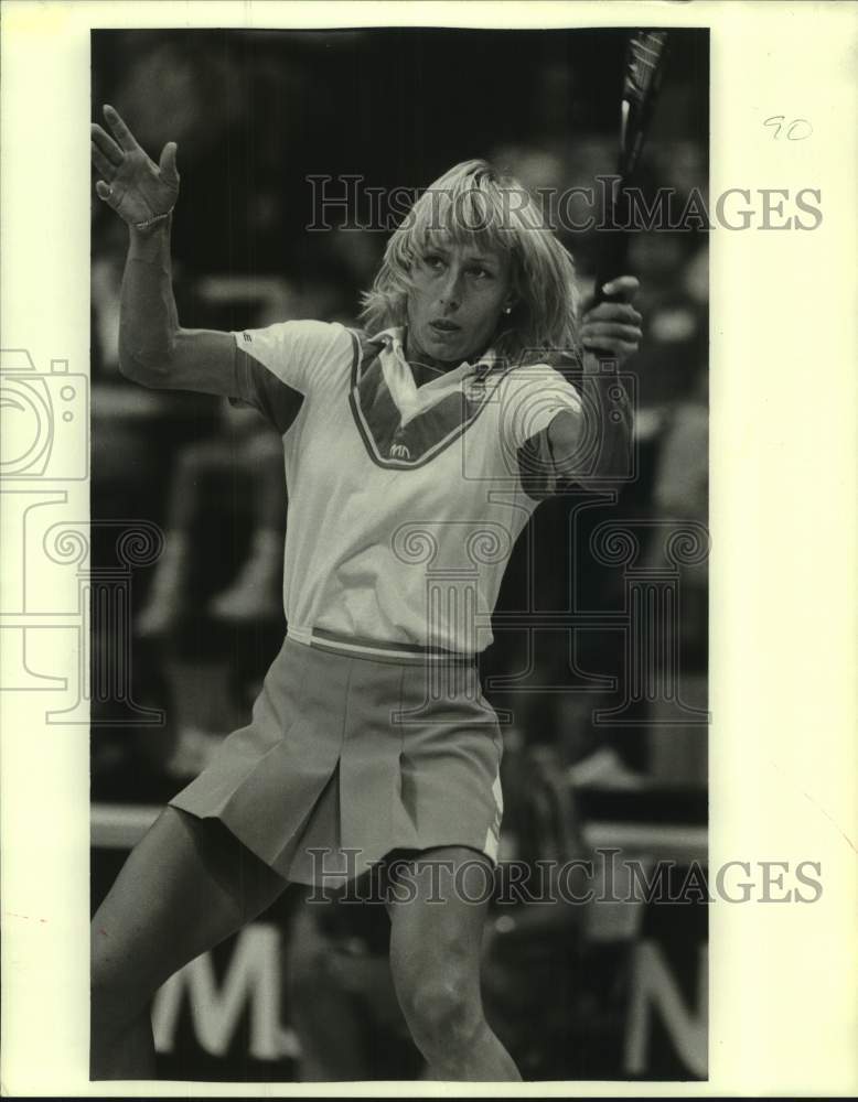 1984 Press Photo Tennis star Martina Navratilova - nos26625- Historic Images