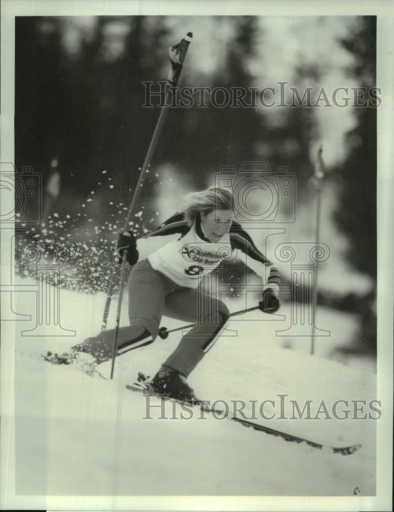 1983 Press Photo American Olympic skier Cindy Nelson - nos26649- Historic Images