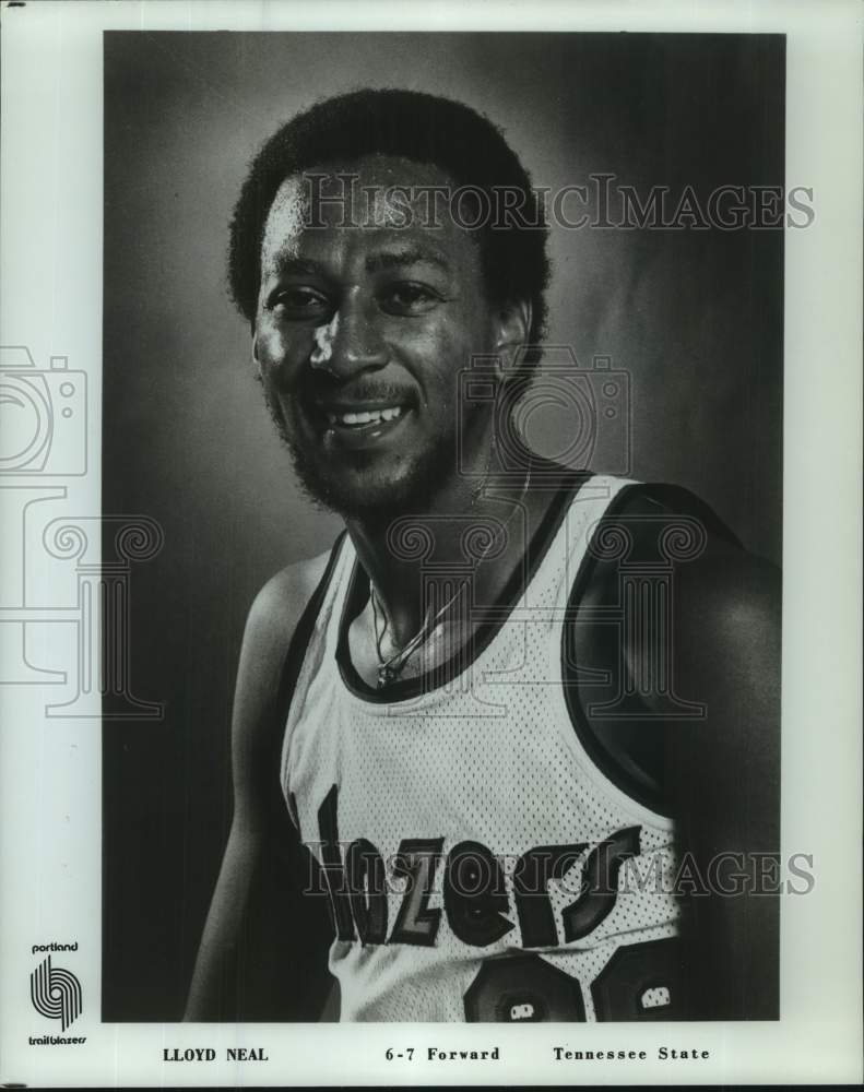 1978 Press Photo Portland Trailblazers basketball player Lloyd Neal smiles- Historic Images