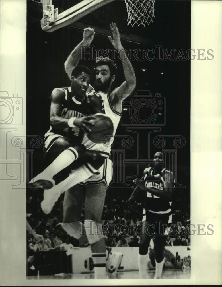 1979 Press Photo Cleveland Cavaliers and New Orleans Jazz play NBA basketball- Historic Images