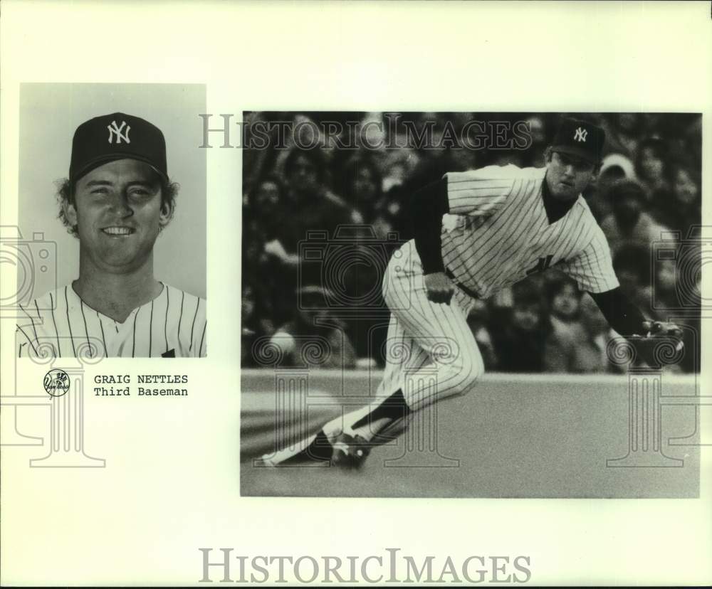 1980 Press Photo New York Yankees baseball player Graig Nettles - nos26896- Historic Images