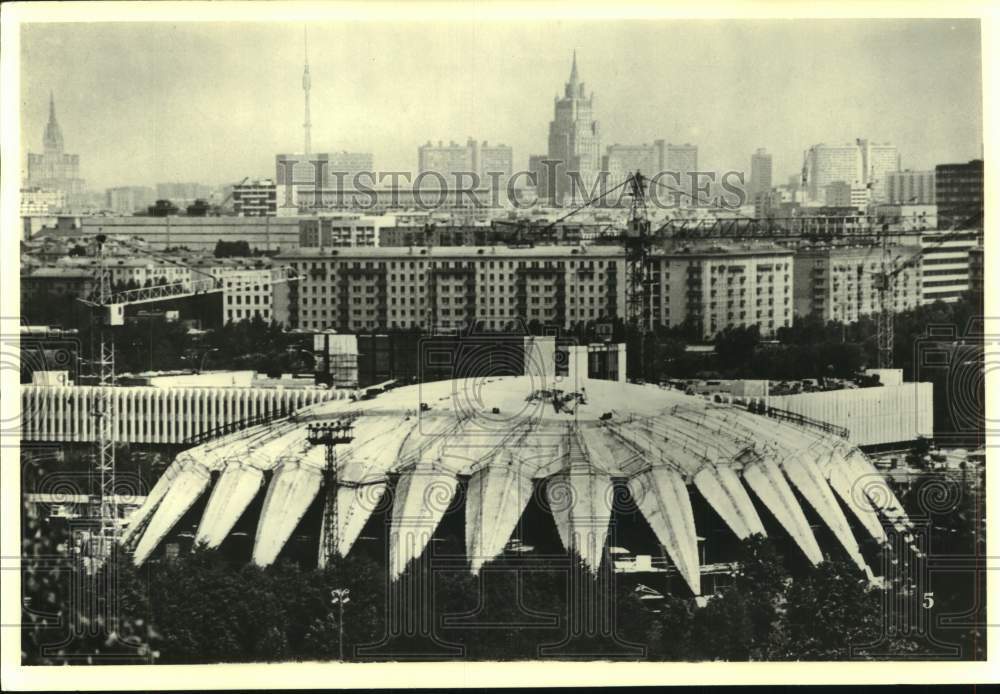 Press Photo Olympics buildings- Historic Images