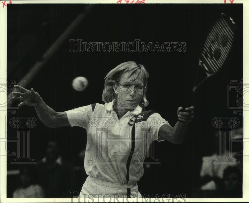 1986 Press Photo Tennis star Martina Navratilova - nos27301- Historic Images