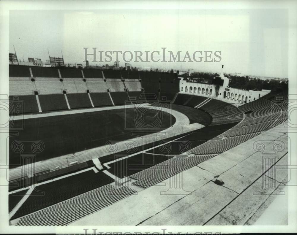 1984 Press Photo Olympic venue Los Angeles Memorial Coliseum- Historic Images