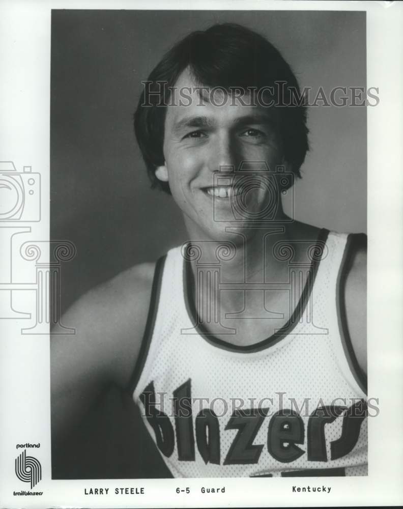 1979 Press Photo Portland Trailblazers basketball guard Larry Steele, 6-5- Historic Images