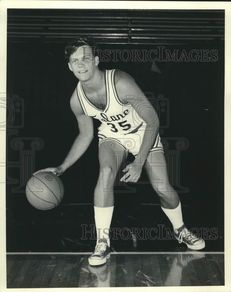 1972 Press Photo Tulane college basketball player Craig Pederson - nos27538- Historic Images