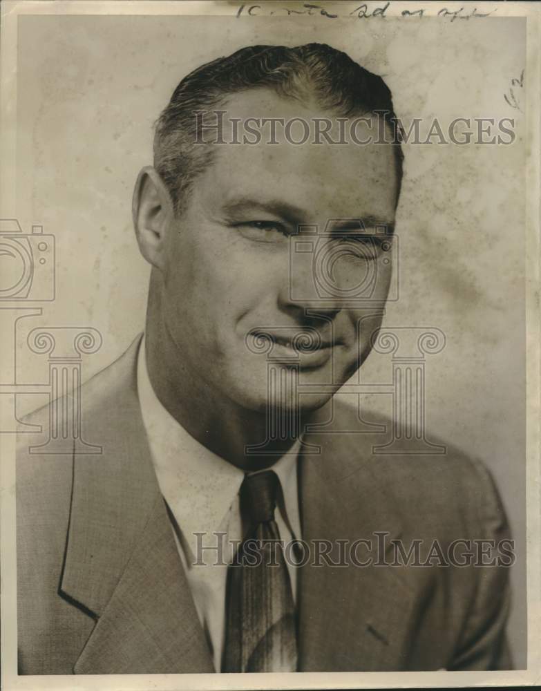 Press Photo Birmingham Barons baseball team manager Phil Page - nos27678- Historic Images