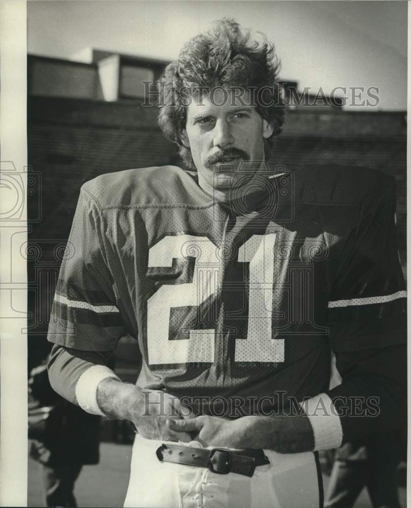 1978 Press Photo Football player Randy Poltl - nos28005- Historic Images