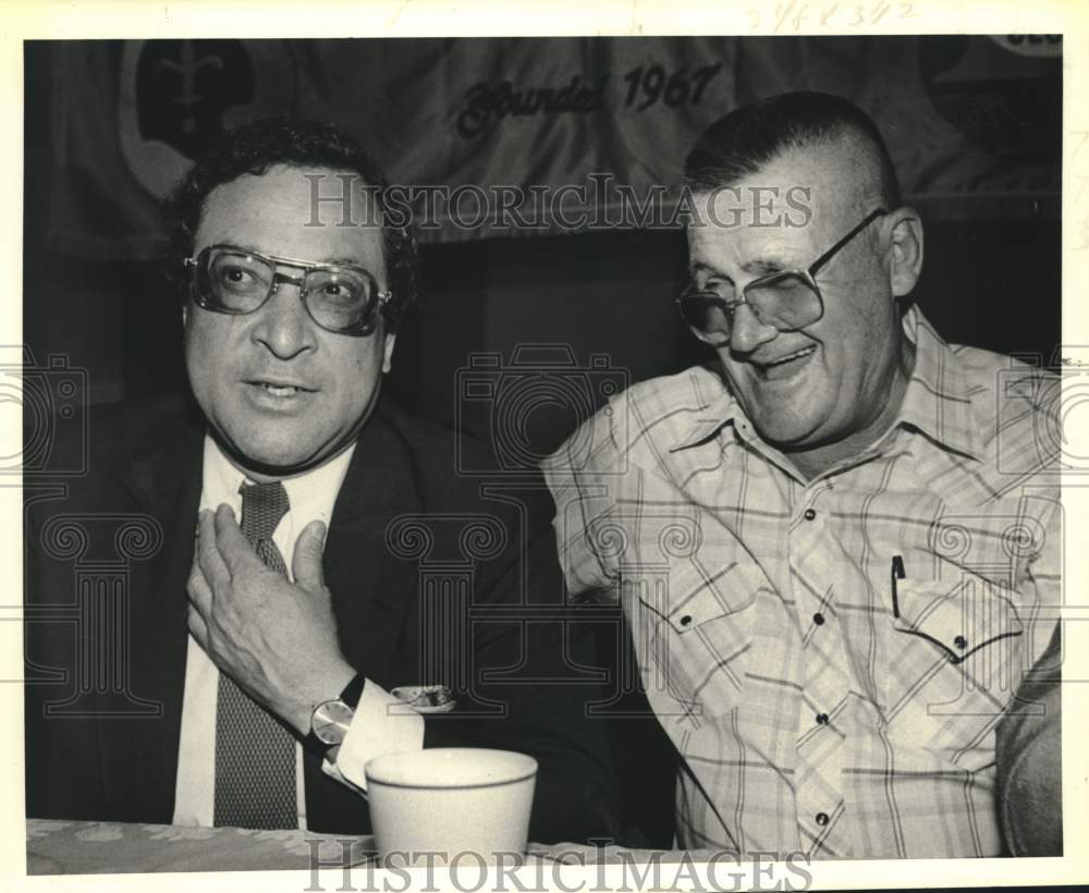 1981 Press Photo New Orleans Saints football coach O.A. &quot;Bum&quot; Phillips laughs- Historic Images