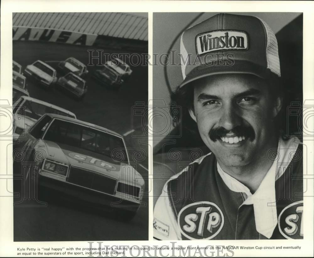 1981 Press Photo NASCAR race driver Kyle Petty - nos28375- Historic Images