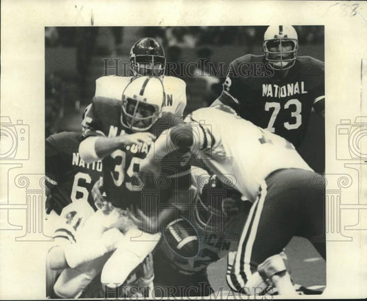 1976 Press Photo St. Louis football player Jim Otis