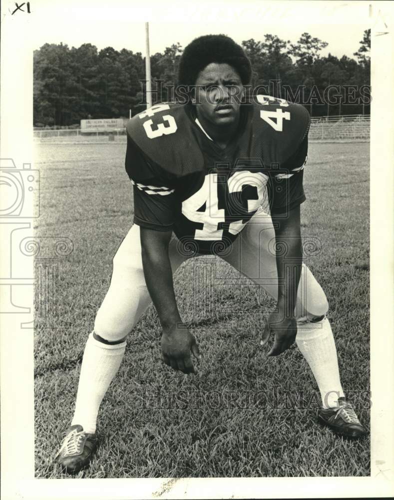 1979 Press Photo Slidell High football player Cleveland Parker - nos28676- Historic Images