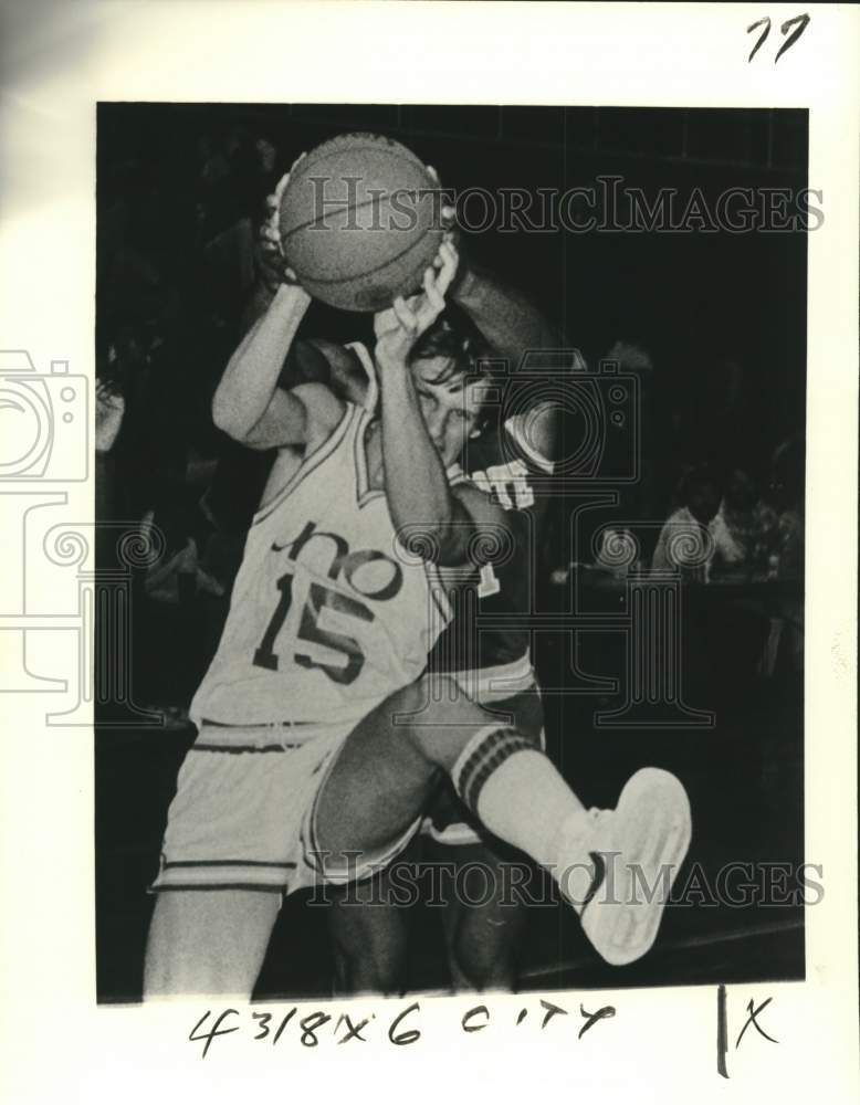 1980 Press Photo New Orleans and Georgia State play men&#39;s college basketball- Historic Images