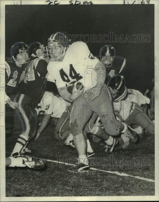 1972 Press Photo Brother Martin football player Marc Robert